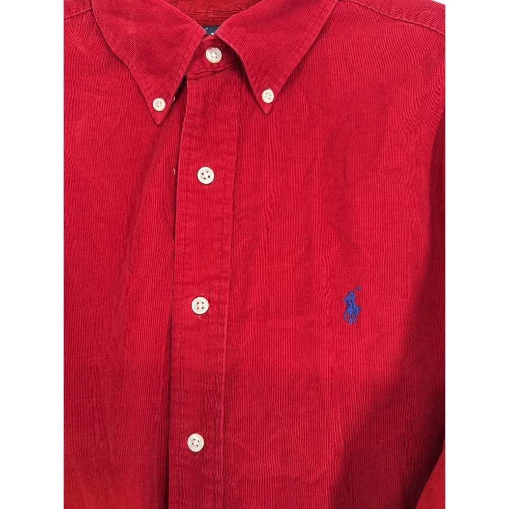 Polo Ralph Lauren Blake Corduroy Shirt Mens XL Vintage Long Sleeve Button Down